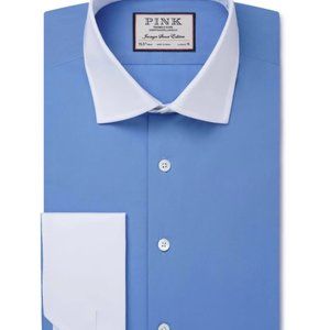 Minimal Stripped Blue Shirt